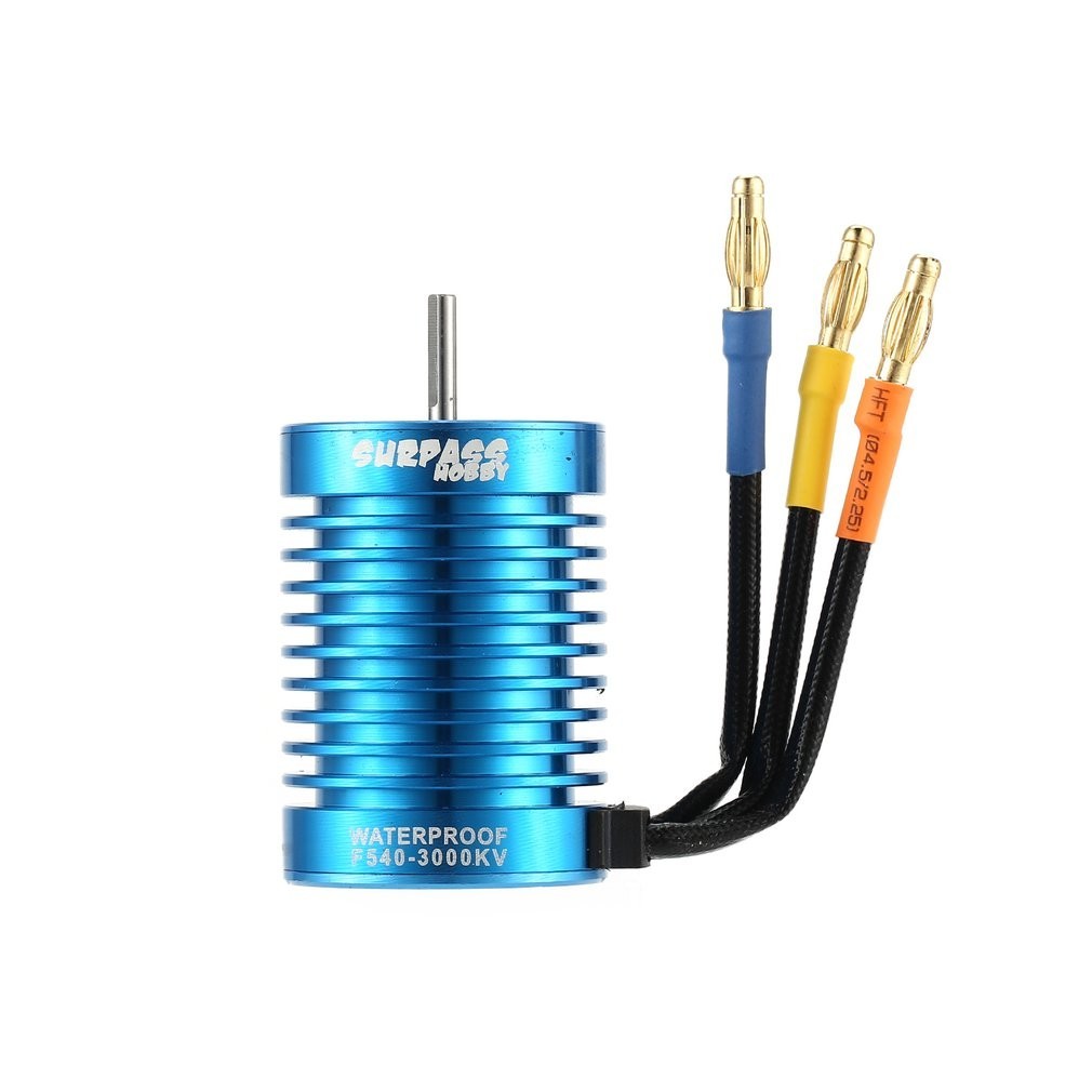 เซ็นเซอร์ NTC F540 3000KV 3300KV 3930KV 4370KV มอเตอร์ไร้แปรงสําหรับ 1/10 RC รถ Redcat ไฟฟ้า Volcano