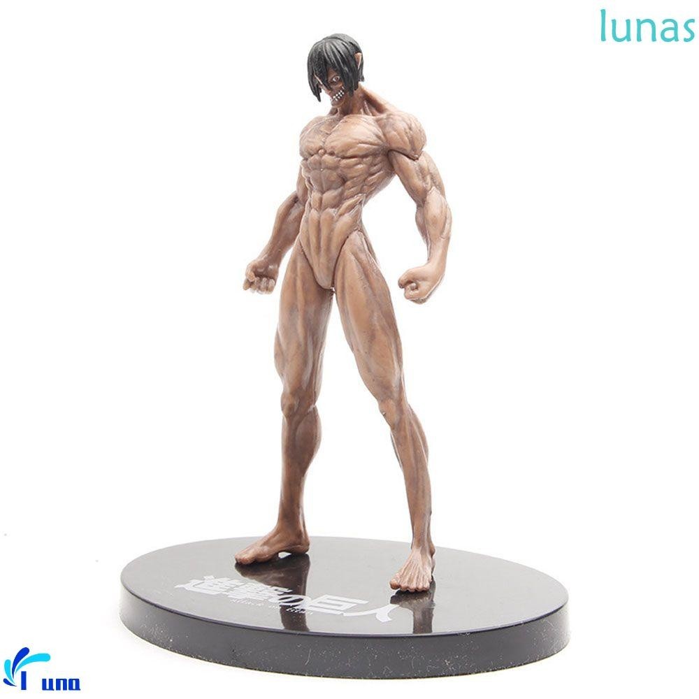 Lunasol Attack on Titan Action Figures อะนิเมะของขวัญ Miniatures Attack on Titan สะสมตุ๊กตาของเล่นเค