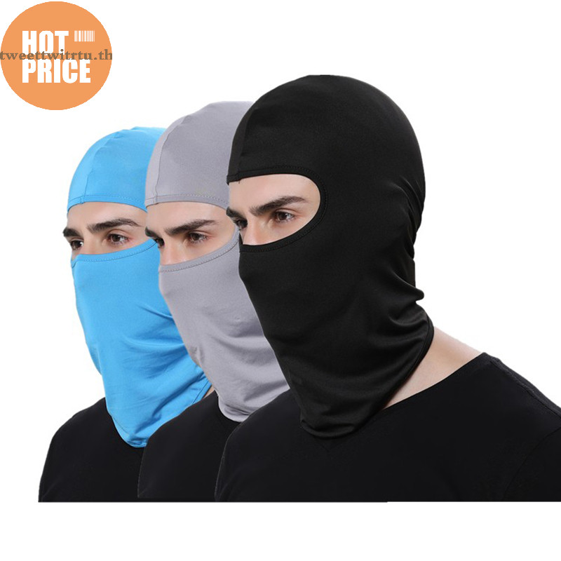 Trtu ผู้ชายผู้หญิงฤดูร้อน Balaclava Sun UV Face Shield Full Face Cover คอ Hood Headwrap TH