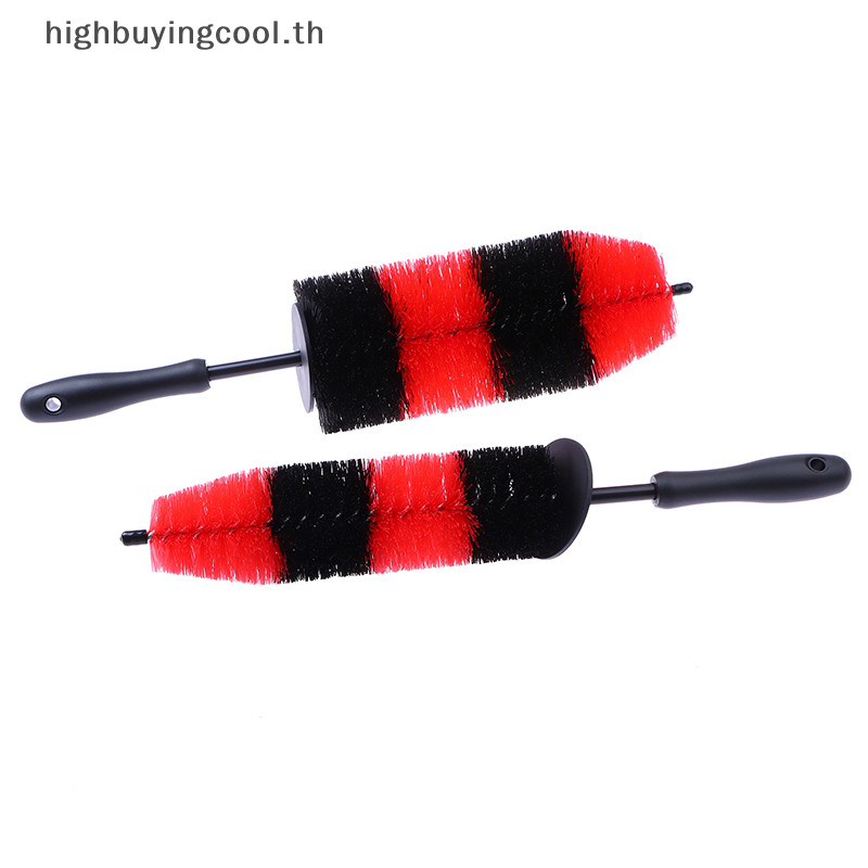 Hcth 1PC Soft Non Scratch Auto Care Detailing ซักผ้าเครื่องมือแปรงล้างล้อรถล้อยางแปรงทําความสะอาด HOT