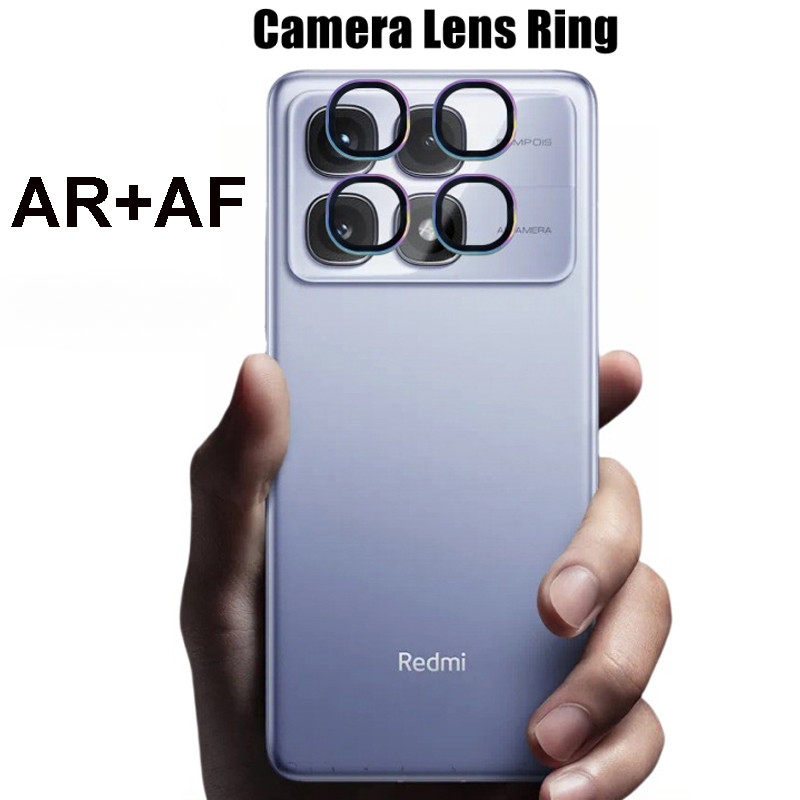 Redmik70 K70Pro K70Ultra 9D โลหะอลูมิเนียมเลนส์กล้องฟิล์มกระจกนิรภัยสําหรับ Redmi K70 Pro Ultra Anti-Fingerprints ป้องกันรอยขีดข่วนเลนส์โทรศัพท์