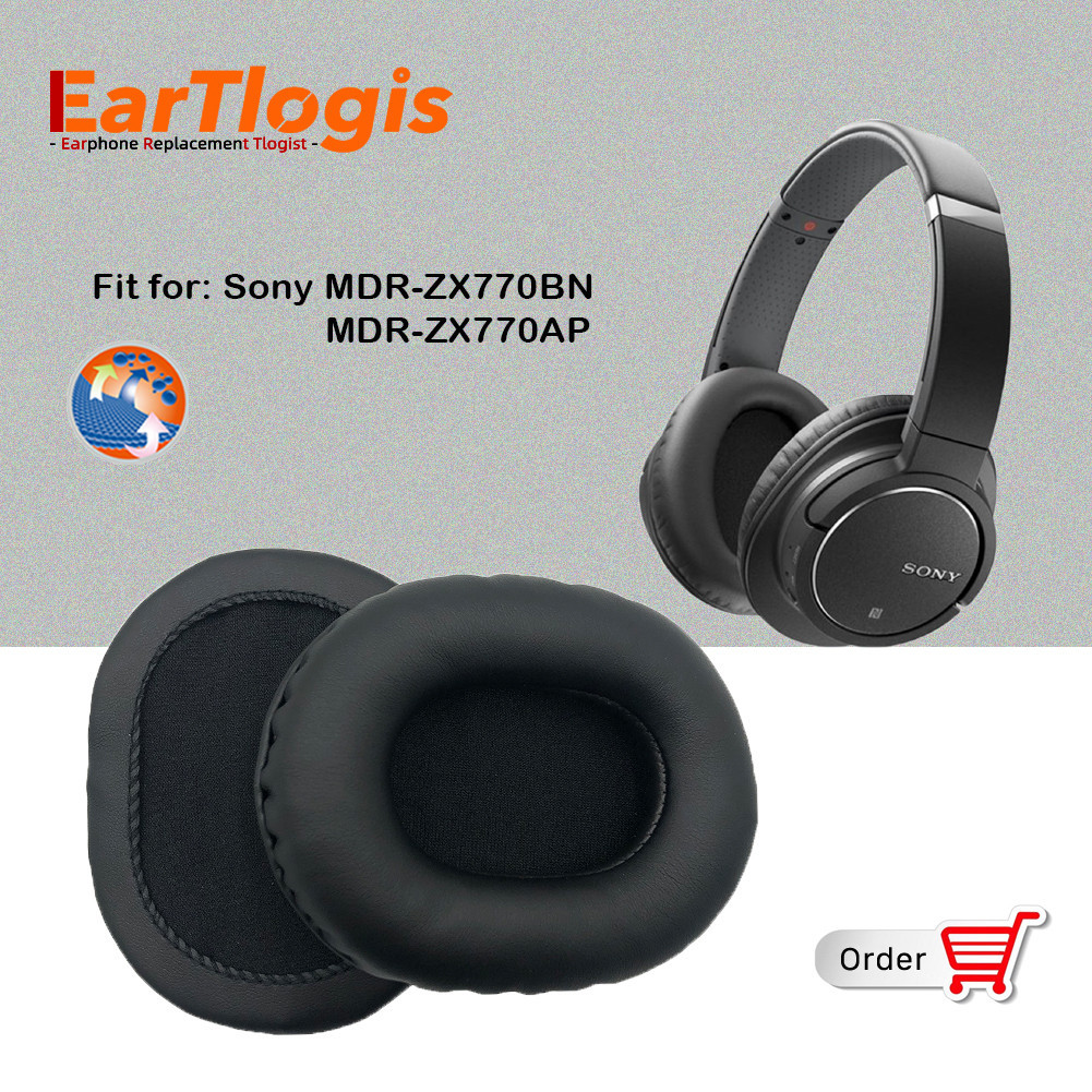 EarTlogs เปลี่ยนแผ่นรองหูฟังสําหรับ Sony MDR ZX 770AP 770BN MDR-ZX770BN MDR-ZX770AP ชุดหูฟัง Earmuff