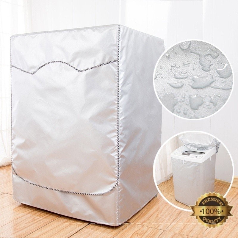 ฝาเครื่องซักผ้าเครื่องซักผ้า-6-25kg Uv️ (ใช้ได้ทุกยี่ห้อ) ผ้าคลุมเครื่องซักผ้ากันฝุ่นกันแดดกันฝน