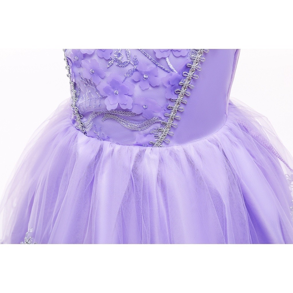 UhomePrincess Sofia Dress ชุดคอสเพลย์เด็กการ์ตูนโซเฟียเจ้าหญิงแรกแต่งตัวชุดงานเลี้ยงวันเกิด ราคา ถูกที่สุด ดีลบีเคเค แกลเลอรีภาพที่ 7