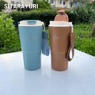 SITARAYURI แก้วกาแฟ ยกดื่ม แก้วน้ำเก็บอุณหภูมิได้ทั้งร้อนและ…