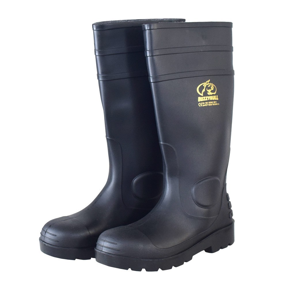 รองเท้า GS-8822 SAFETY BOOT รองเท้าบูทเซฟตี้ หัวเหล็ก-พื้นเหล็ก กันน้ำมัน กันกรดด่าง สูง 40 cm (สีดำ
