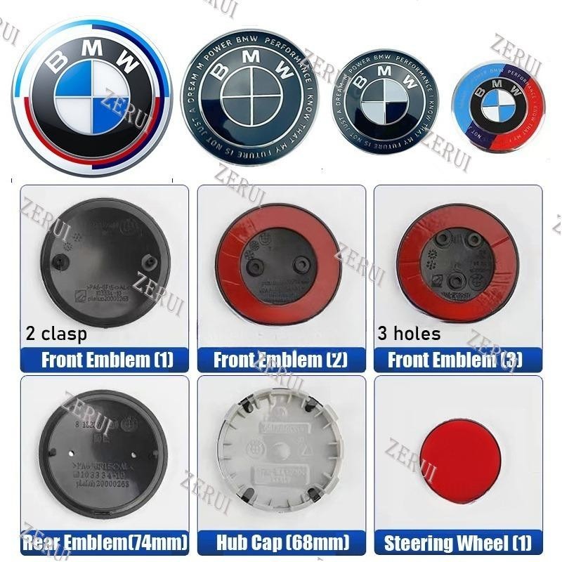 Zr สําหรับรถศูนย์ล้อ Hub Caps ฝาครอบพวงมาลัยขอบสัญลักษณ์ป้ายสติกเกอร์รูปลอกด้านหน้าด้านหลัง Grille โ