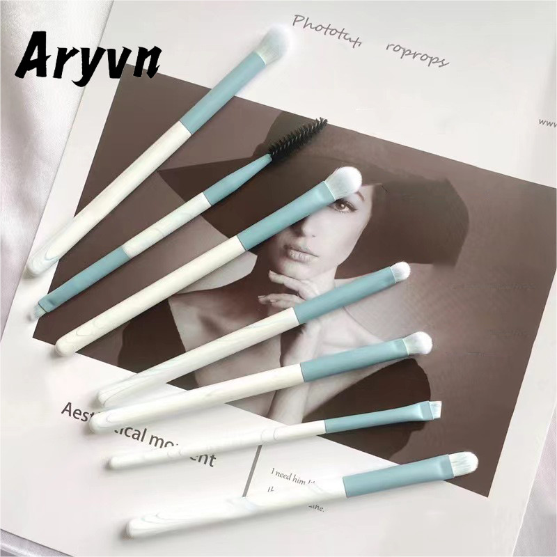 ARYVN ชุดแปรงแต่งหน้า แปรงแต่งหน้า 8/12 ชิ้นขนนุ่ม ครบชุด ขนสัตว์ที่ไม่หลุดร่วงครบชุด