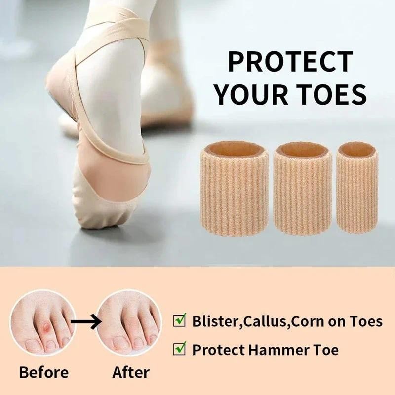 1pcs ผ้า Toe Separator Finger Protector Applicator ข้าวโพดแคลลัส Remover Bunion Corrector Pedicure Pain Relief Tube Foot Care - รูปที่ 6