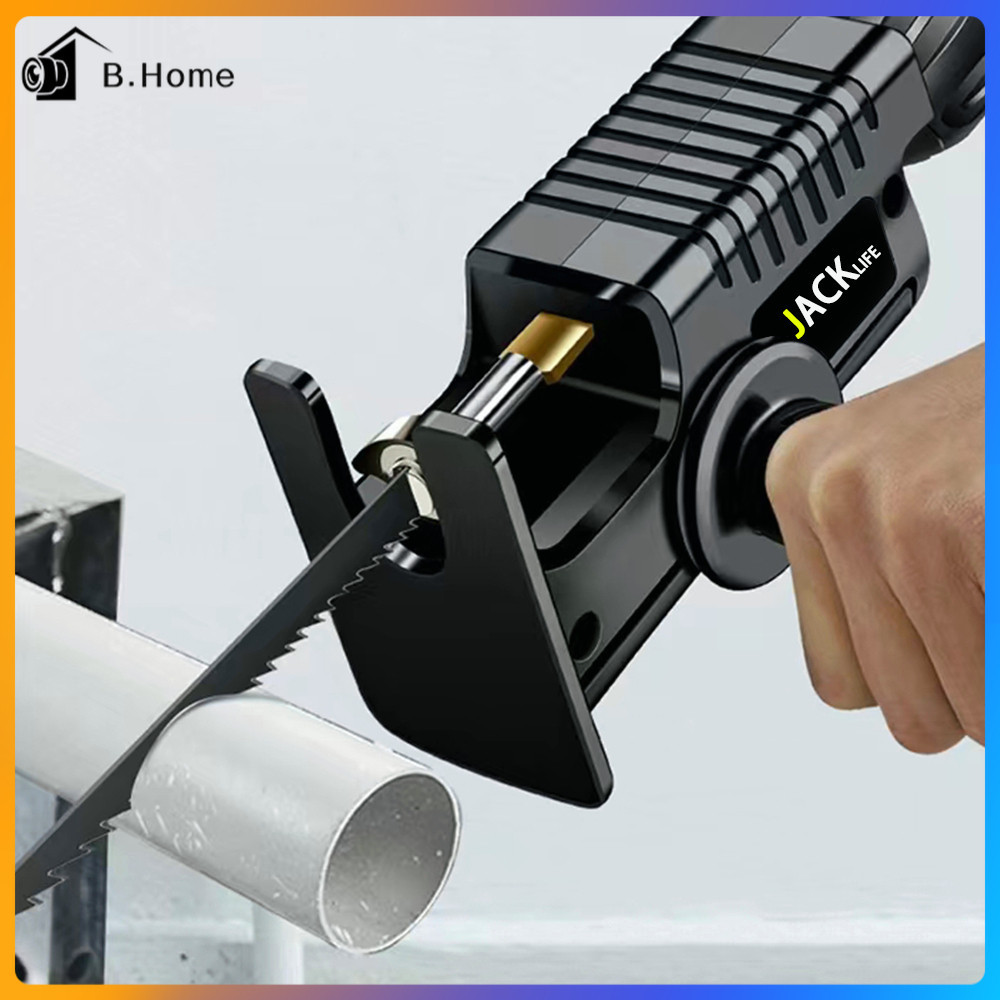 จัดส่งตลอด 24 ชั่วโมง หัวแปลงสว่านเป็นเลื่อย แถมใบเลื่อย 3 ใบ 1 ชุด เหมาะสำหรับ แปลงสว่านไร้สาย หรือสว่านไฟฟ้า สินค้า