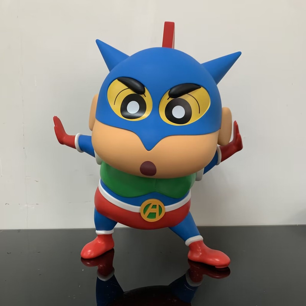 ขนาดใหญ่ 45 ซม.Crayon Shin-Chan ขนาดใหญ่ขนาดใหญ่เครื่องประดับ Piggy Bank ตุ๊กตารูปอะนิเมะ Nohara Shinnosuke