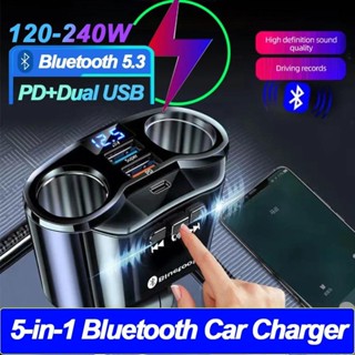[PD & QC3.0 Fast Charger] Car ที่จุดบุหรี่ Splitter - Dual U…