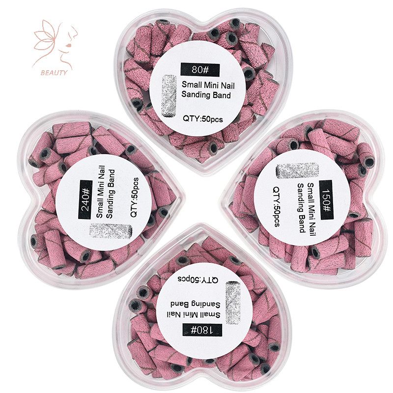 [maybeauty] Nail Art Sanding Bands Gel Polish Remover อุปกรณ์เสริมเครื่องมือสําหรับเครื่องเล็บไฟฟ้าเจาะเล็บ Bits {TH}