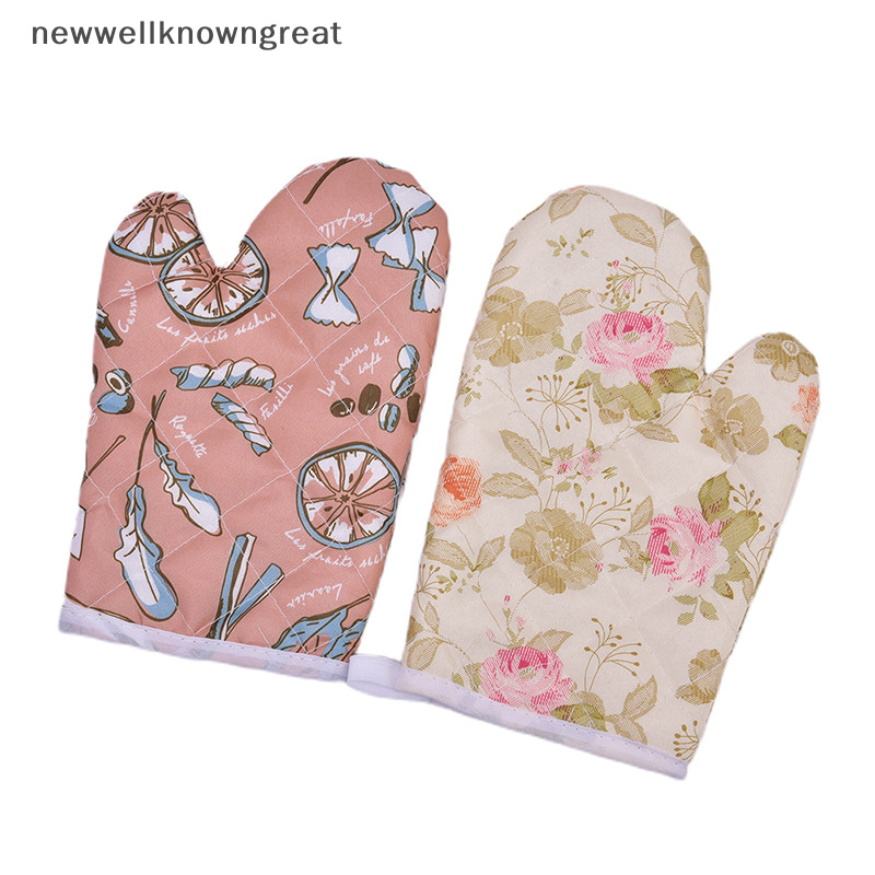 ใหม่wellknowngreat ถุงมือเตาอบไมโครเวฟ Kitchen Mitten ทนความร้อนถุงมืออบกันลื่น CAD