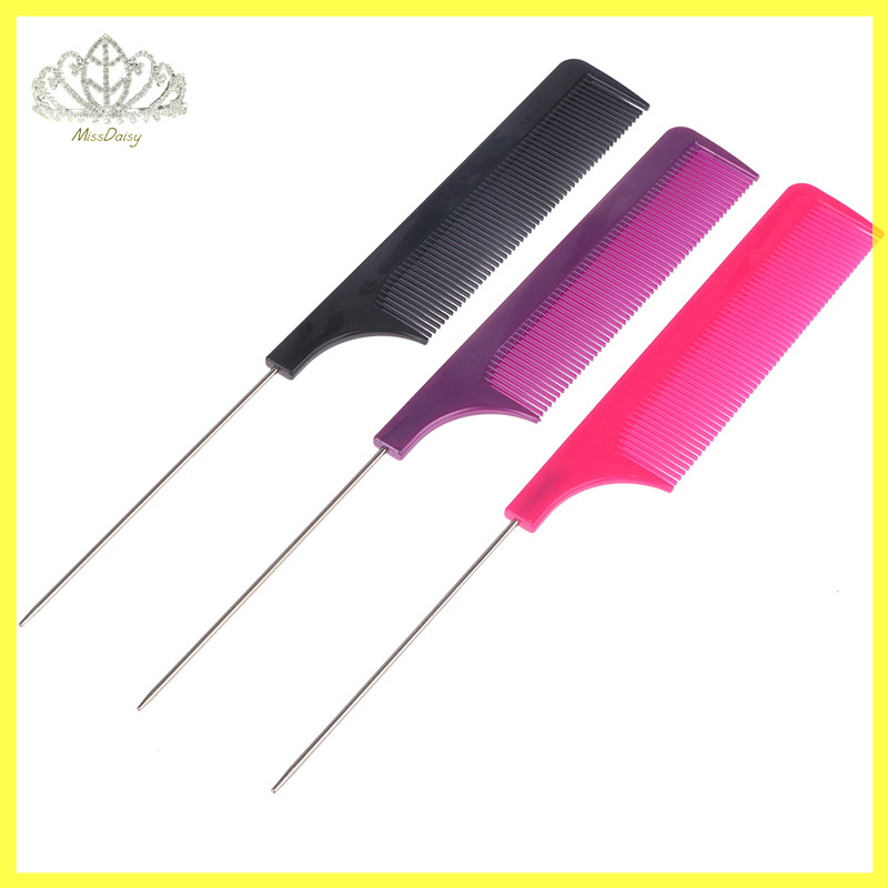 Daisy 1PC Hairdressing Pointed Tail หวีผม Cutg หวีตัดผมเครื่องมือ TH