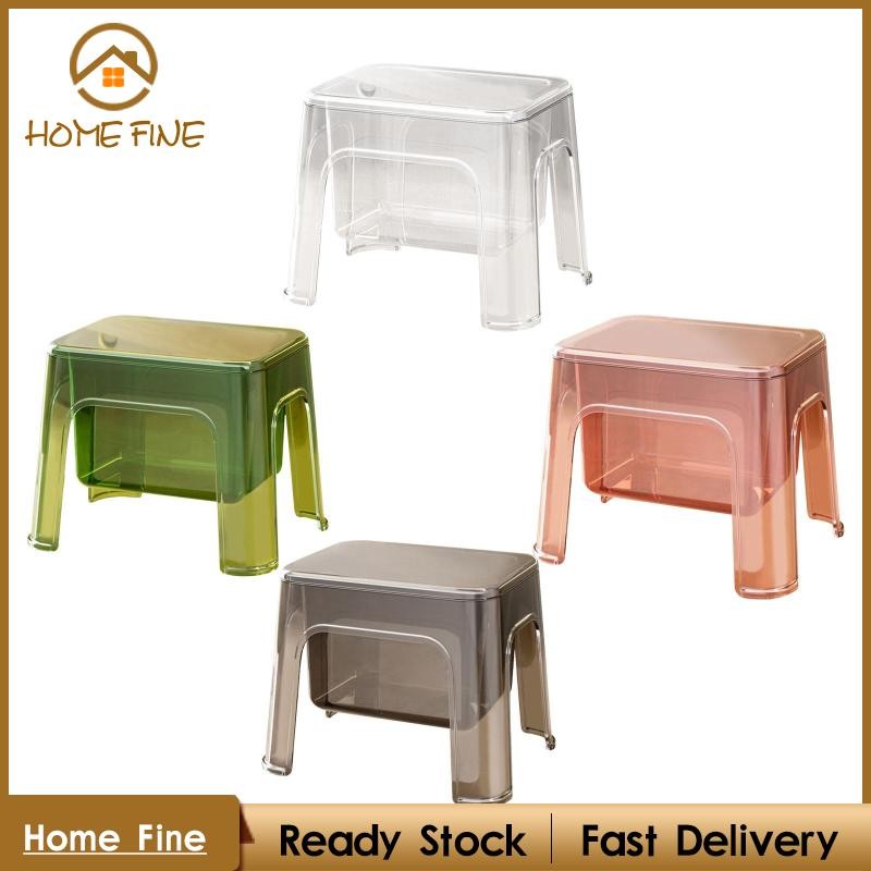 [Katarina_x] Minimalist Step Stool Storage Ottoman สําหรับห้องนั่งเล่นห้องครัวในครัวเรือน