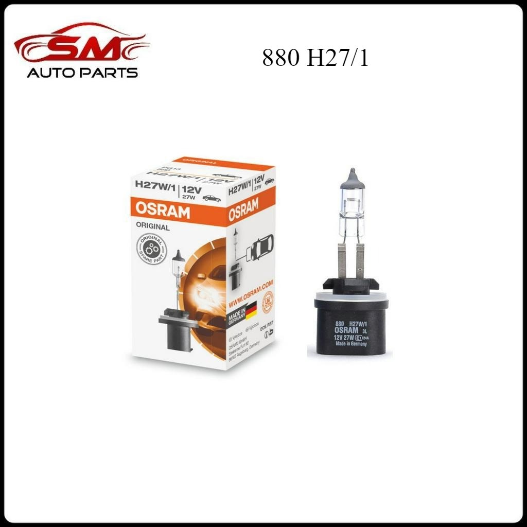 Osram 880 H27/1 27W หลอดไฟฮาโลเจนรถยนต์ H27