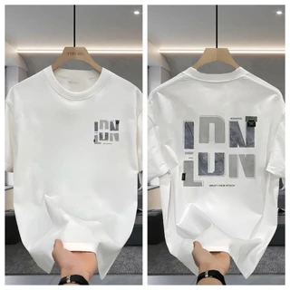 เสื้อยืดแขนสั้นอเมริกันเฮฟวี่เวท แบรนด์อินเทรนด์ คอกลมผู้ชาย เสื้ออเนกประสงค์ พิมพ์ลายส่วนบุคคล คุณภาพสูง
