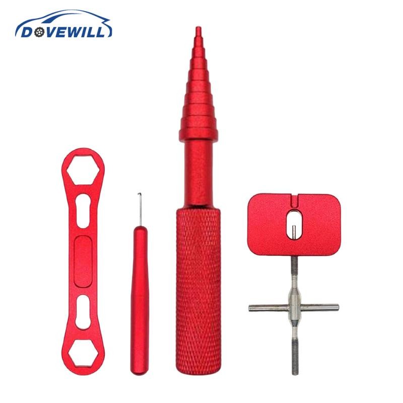 [Dovewill] เครื่องมือถอดรอกตกปลาแบบพกพาโลหะสําหรับสภาพแวดล้อมกลางแจ้ง A