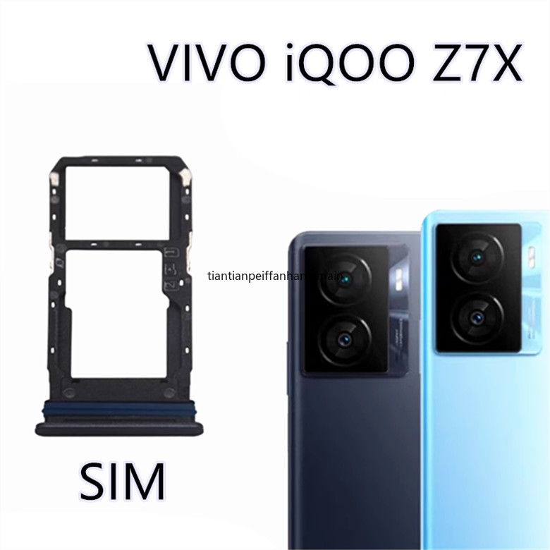 ถาดซิมการ์ดสําหรับ Vivo iqoo iqoo Z7 X Z7X Card Holder