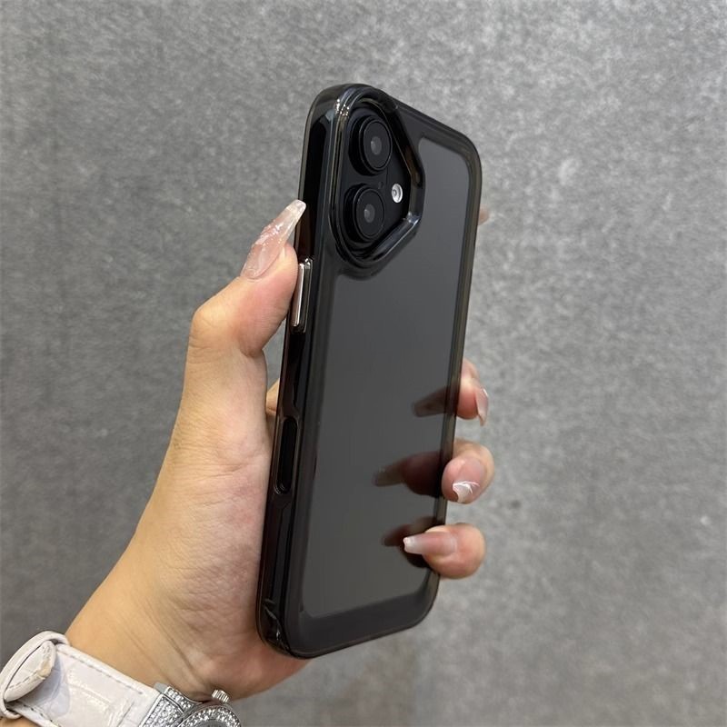 ใหม่เคสโทรศัพท์สําหรับ iPhone 16 ProMax กันกระแทก Space shell iPhone X XS Max XR 11 12 13 14 15 16 Pro Max Plus กรณีโปร่งใสป้องกันกรณี