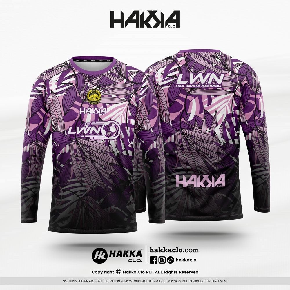 LIGA WANITA NASIONAL (LWN) FLORIA PURPLE JERSEY 2024 ยาว
