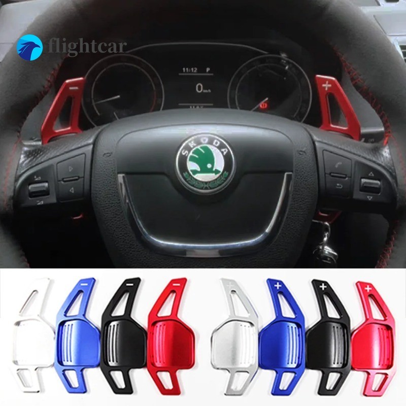 สําหรับ Skoda Octavia A5 MK2 1Z RS VRS RS Combi Scout 2010 2012 พวงมาลัยรถ Shift Paddle Extension Sh