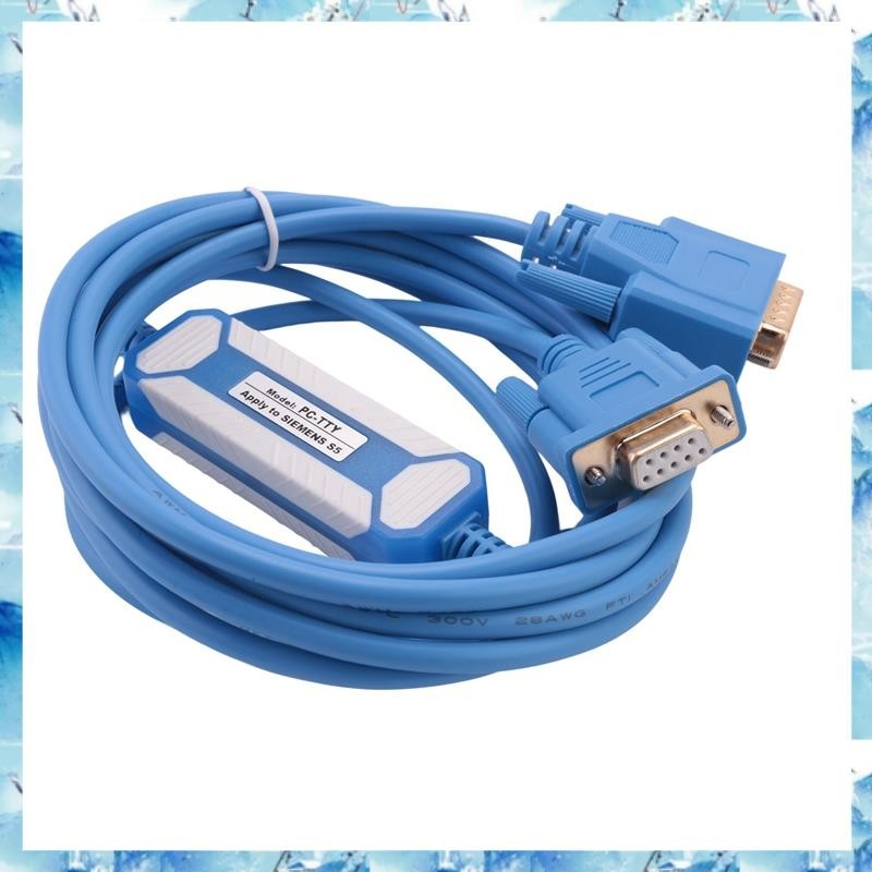 [ ] Pc-tty PLC สายการเขียนโปรแกรมการสื่อสารข้อมูลดาวน์โหลดสายเหมาะสําหรับ S5 Series 6ES 5734-1BD20