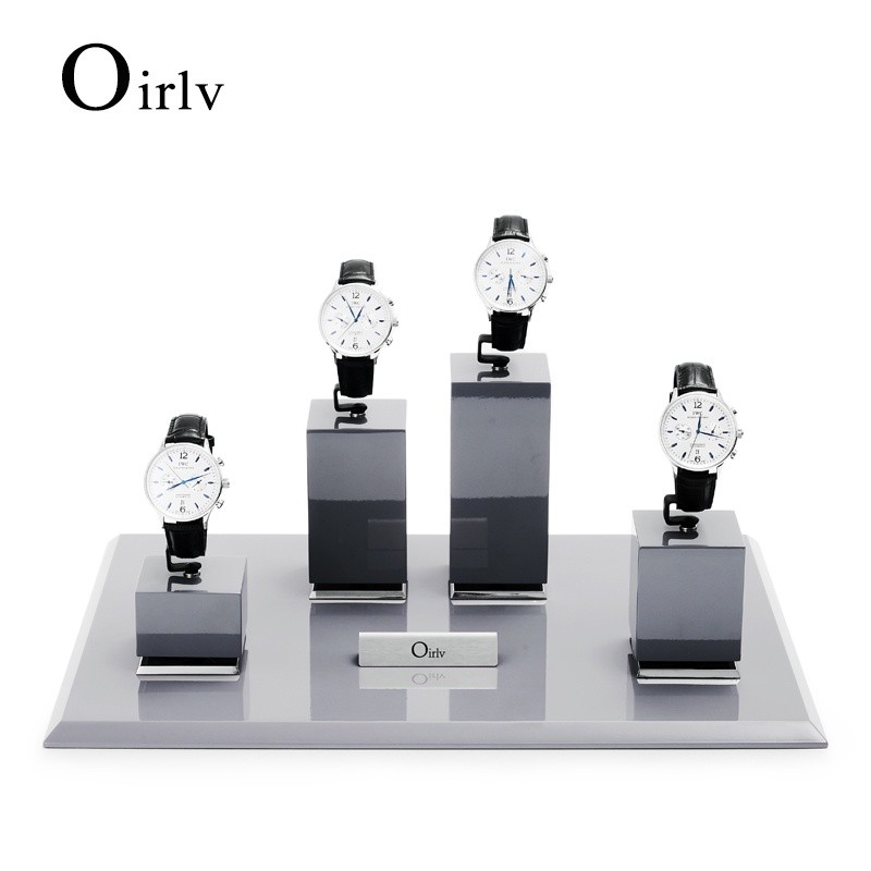 Oirlv นาฬิกาผู้ถือขาตั้งผู้ชายผู้หญิงนาฬิกาข้อมือคอลเลกชันส่วนบุคคลนาฬิกา Shop ตู้โชว์ Rack นิทรรศการ Props TT087 TT088 TT089