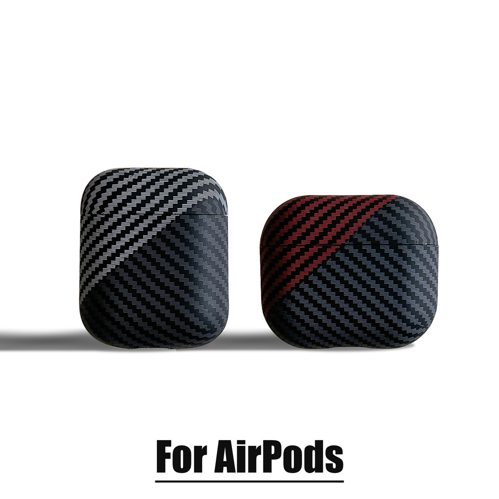 เหมาะสําหรับ AirPods1-2-AirPods3-AirPodsPro2 เคสหูฟัง TPU Frosted เคสป้องกันผิว Feel-Twill Fiber 2025 สไตล์ใหม่ Pro3