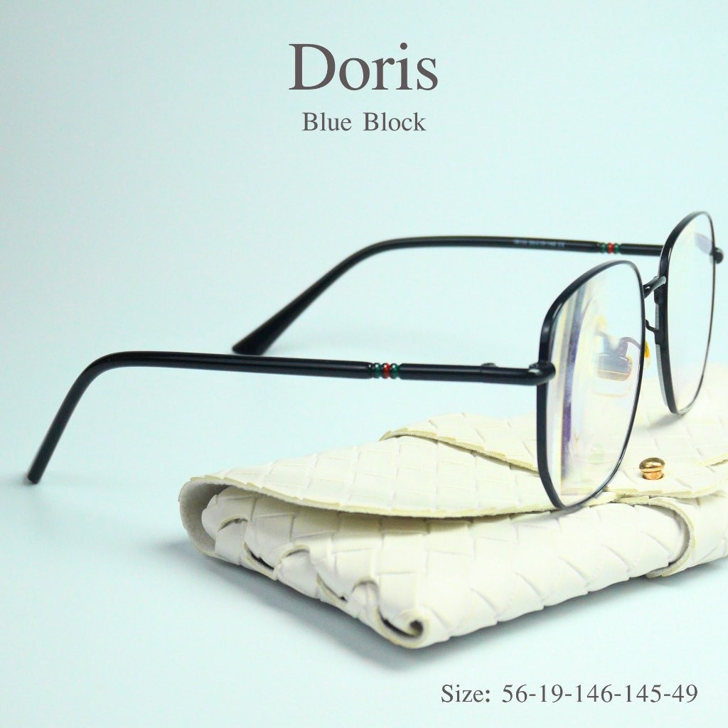 แว่นสายตายาวเลนส์บลูบล็อค รุ่น Doris ดอริส18110 เลนส์บลูบล็อค แท้100% หมดปัญหาสายตายาว อ่านหนังสือ เ