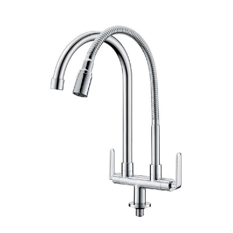 KARAT FAUCET KF-66-550-50ก๊อกซิงค์งวงคู่บนเคาน์เตอร์