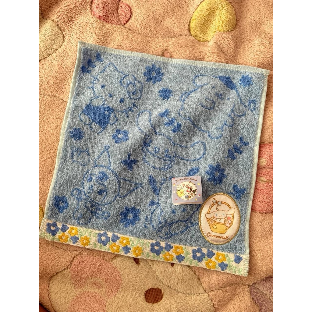 Sanrio Cinnamoroll Blue Japan ผ้าเช็ดหน้า