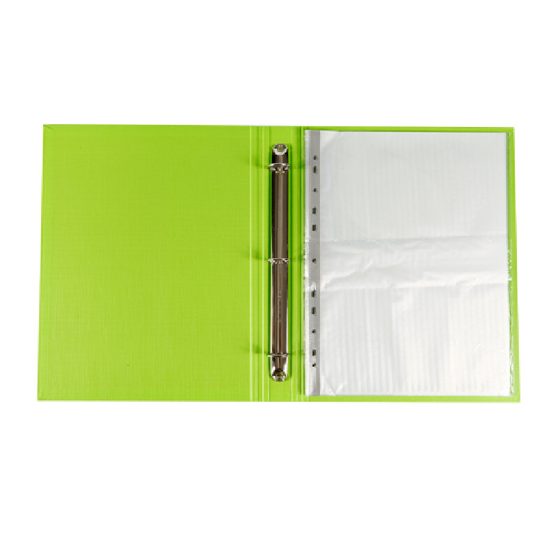 ELEPHANT แฟ้มโชว์เอกสาร 3 ห่วง A4 รุ่น 444 สัน 5 ซม. สีเขียวมะนาว