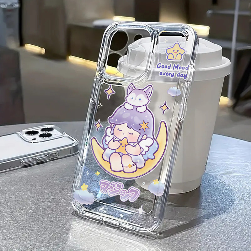 ดาราสุทธิที่มีวรรคเดียวกัน เคสโทรศัพท์แอปเปิ้ล ป้องกันการล่มสลายFor iPhone 16 11 pro max 12 13 14 15 plus X XR 68Plus