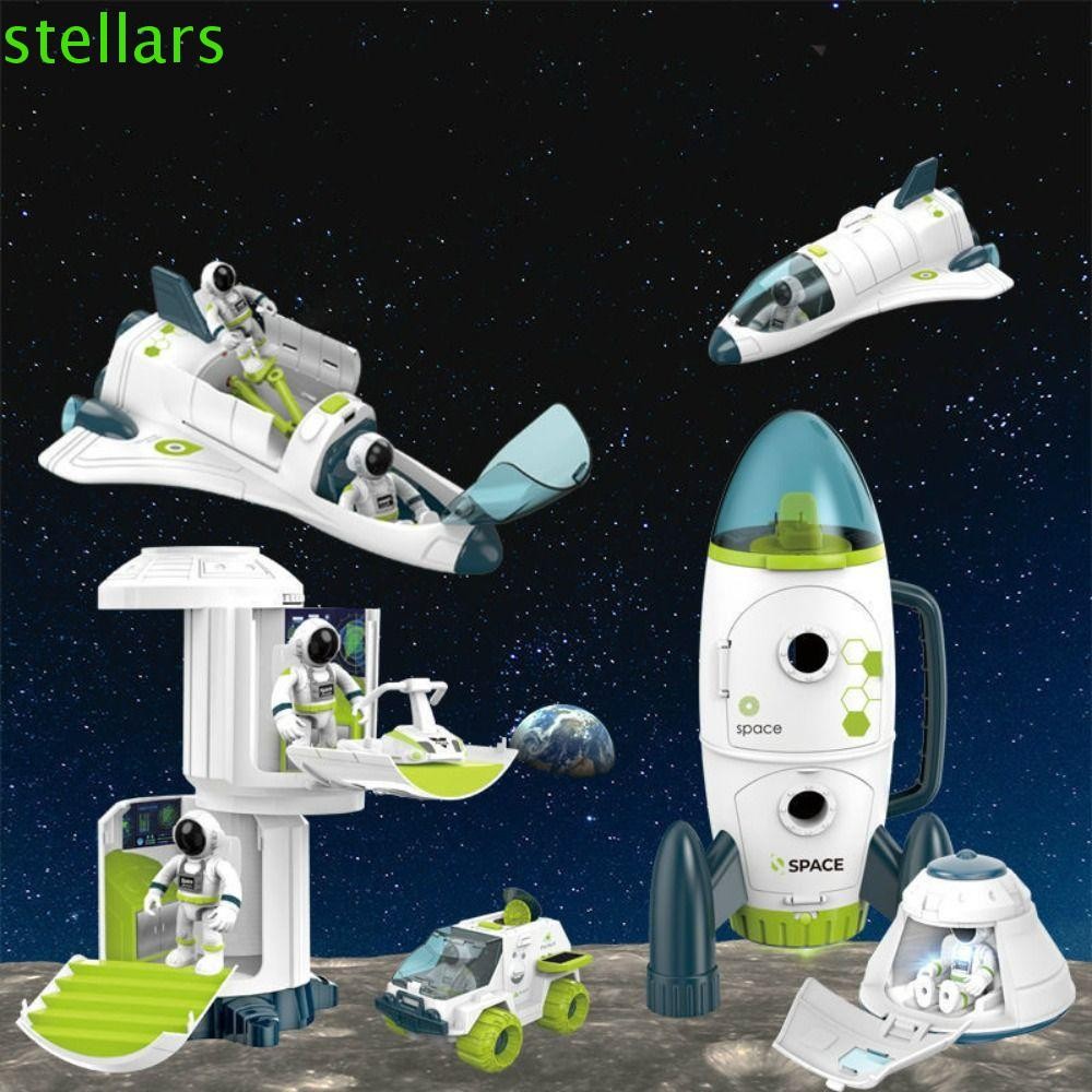 Stellarsync Acousto Optic Space Station, Acousto Optic Space Shuttle ของเล่น, Spacecraft รุ่น Rocket นักบินอวกาศการบิน Series ของขวัญวันเกิด
