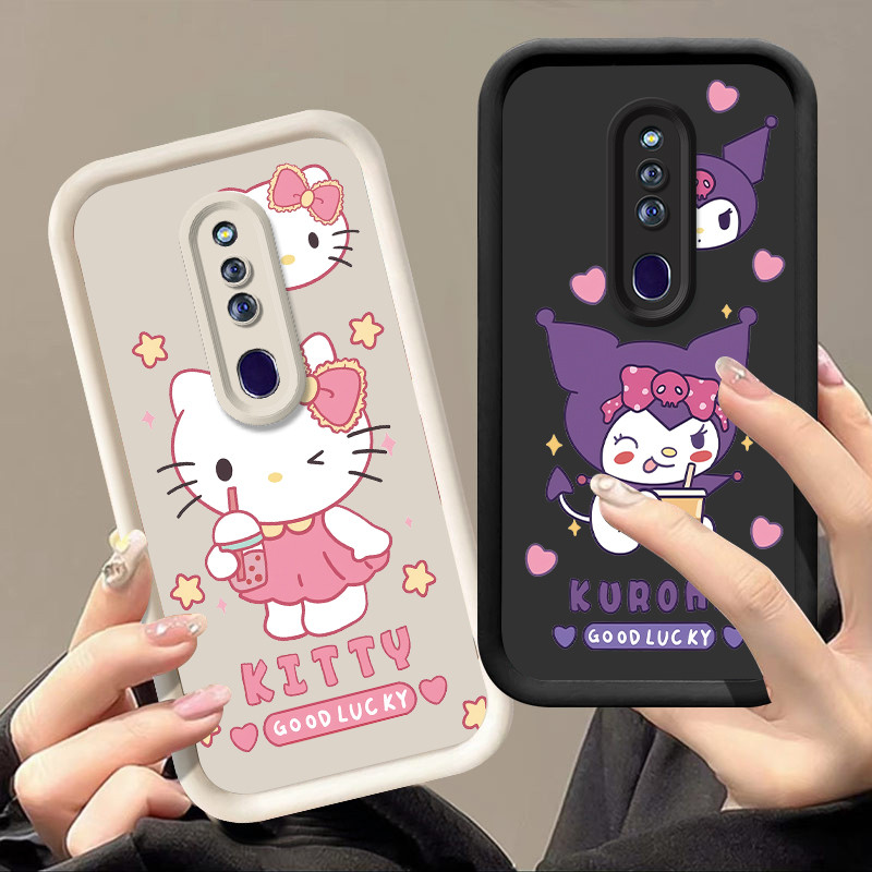 เคส oppo f11 pro เคสโทรศัพท์ hello kitty&Kuromi สําหรับฝาครอบ bts