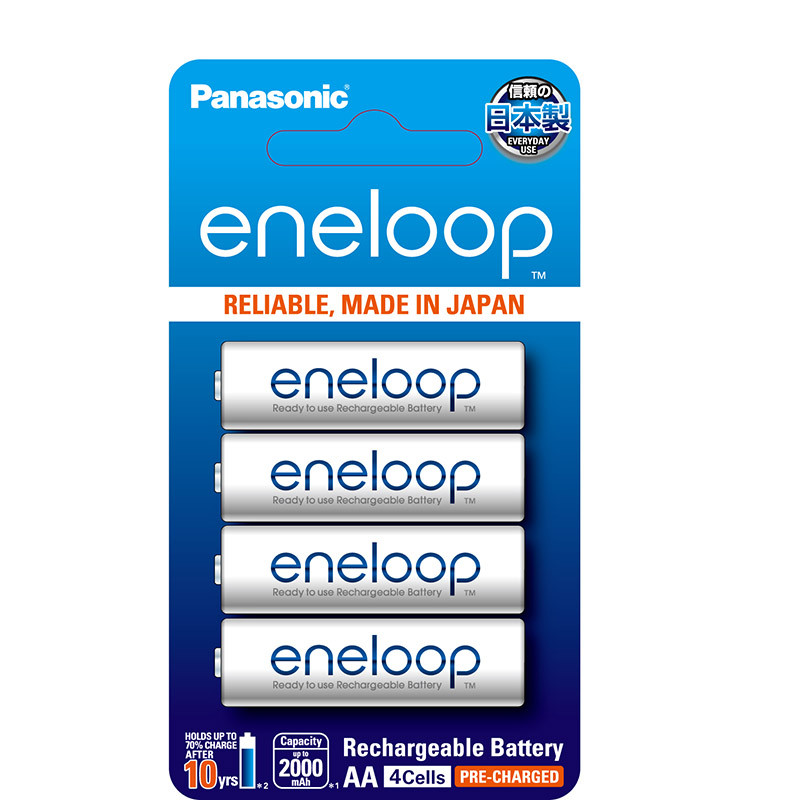 Panasonic ถ่านชาร์จ Eneloop 4ก้อน BK-3MCCE/4NT