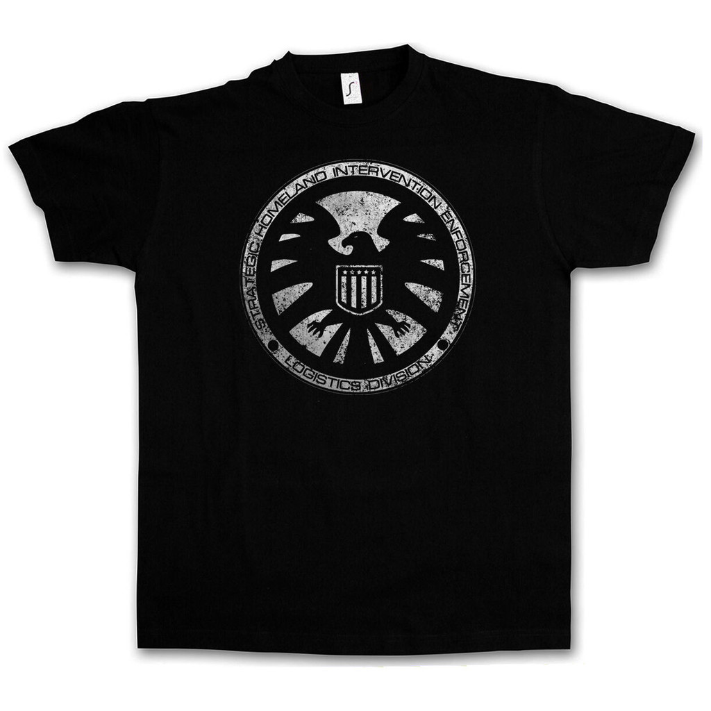 SHIELD เสื้อยืด Vintage Logo Ii - เสื้อป้าย Nick Marvel Shield Fury Hydra