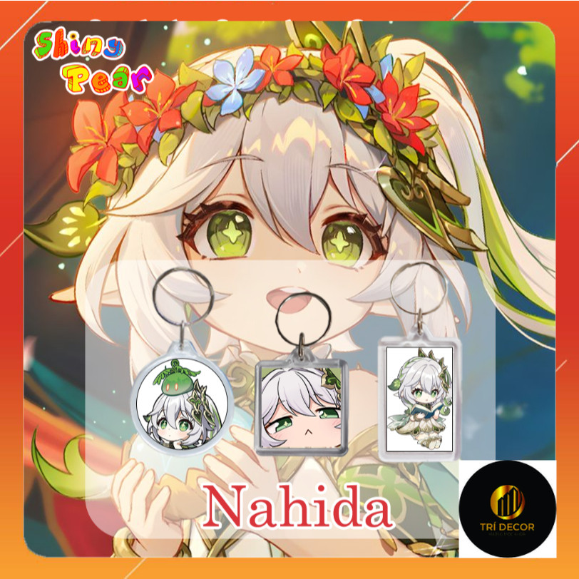 [Genshin Impact] - พวงกุญแจ | พวงกุญแจสมุนไพรเกม Nahida/Genshin Impact เป็นของขวัญหรือตกแต่ง