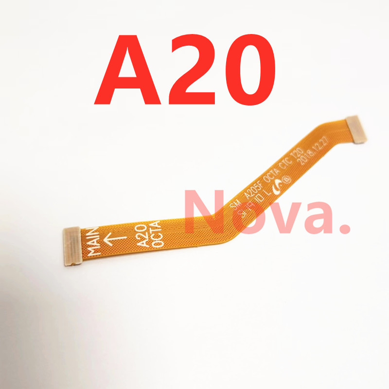 ขั้วต่อ LCD สําหรับ Samsung Galaxy A20 บอร์ดหลักเมนบอร์ด Flex Cable โทรศัพท์มือถือเมนบอร์ด Part