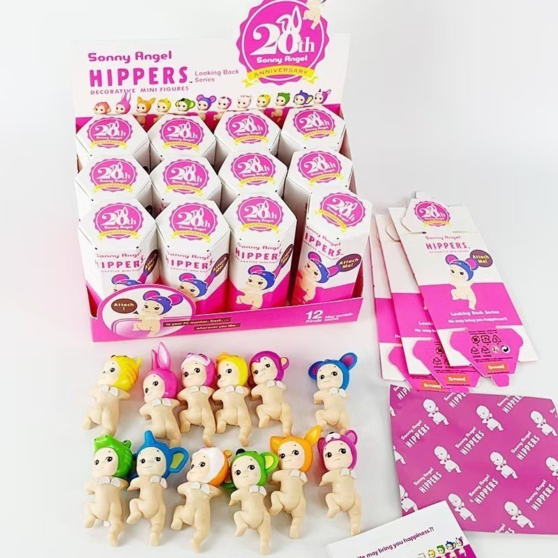 ใหม่ ติดหลังโทรศัพท์ ติดเคส ติดจอแบบ Lisa ยกกล่อง SONNY ANGEL HIPPERS Dreaming ไม่แกะซีล มีกล่อง ติดบนจอคอม
