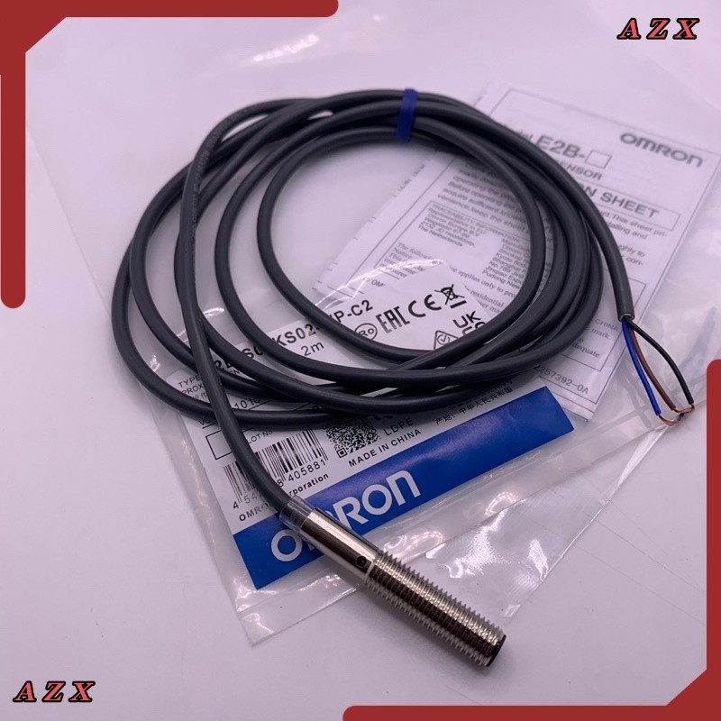 E2B-M12KS04-WP-C2 งานแท้ หัว 12mm จับโลหะ ระยะจับ 4mm 3 สาย NPN NC ไฟ 10 to 30VDC พร้อมส่งในไทยแท้ จ