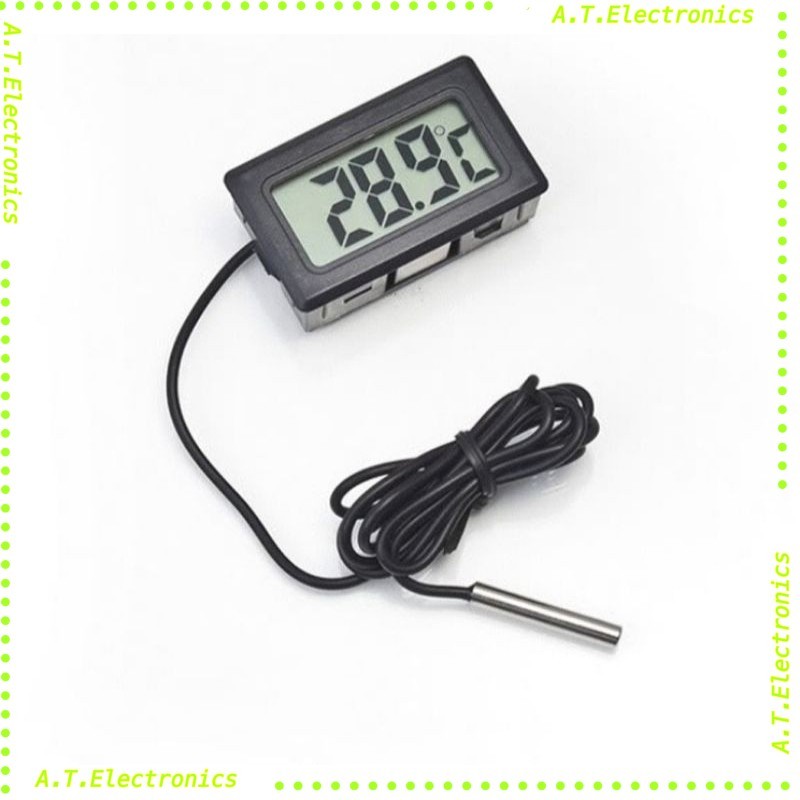 ถูกสุด! วัดอุณหภูมิ​ tmp-10​ Digital Thermometer Temperature เครื่องวัดอุณหภูมิ -5°C~110 °C หัววัดกันน้ำ แถมฟรีแบตเตอรี่