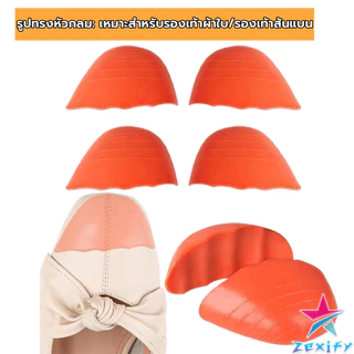 ZXF ฟองน้ำเสริมปลายเท้า แก้รองเท้าหลวม กันกัด (1แพ็ค มี 2ชิ้น) PUไม่ยุบ Women insoles