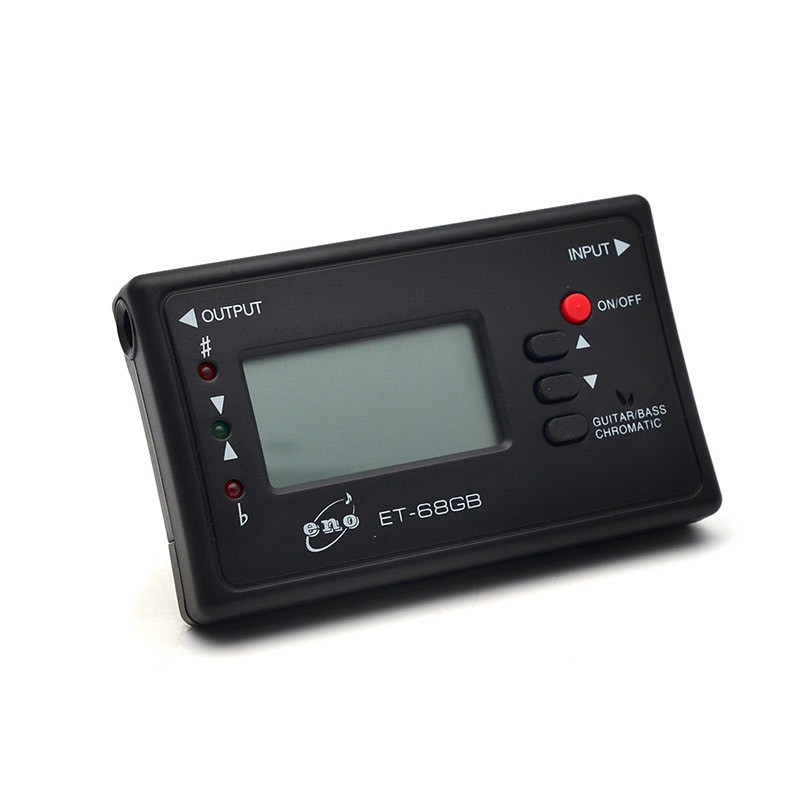 ENO/INO, Guitar Bass Tuner ET-68GB จอแสดงผล LCD Guitar Bass Tuner