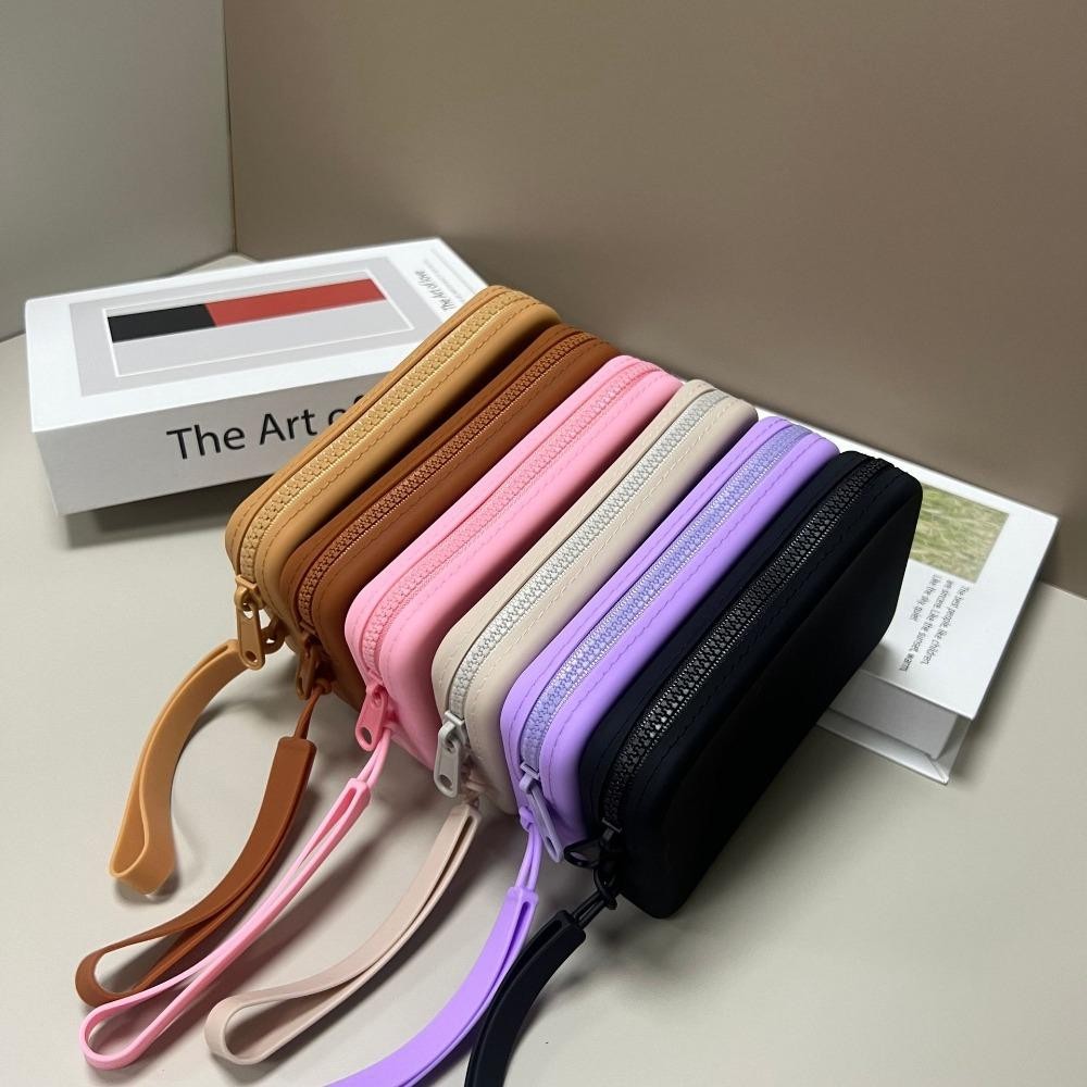 AURO Storage Bag ทรงคู่ ทำจากซิลิโคน กระเป๋าเงินและขั้วเหรียญสำหรับผู้ชาย ทนน้ำและประหยัดพื้นที่ ราคา ถูกที่สุด ดีลบีเคเค แกลเลอรีภาพที่ 9