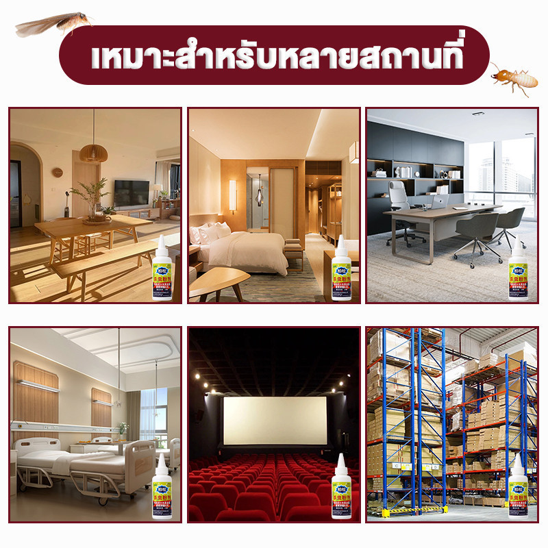 น้ำยากำจัดปลวก 20g ผงกำจัดปลวก ไม่มีกลิ่น ปลวกกินแล้วไปตายยกรัง - รูปที่ 7