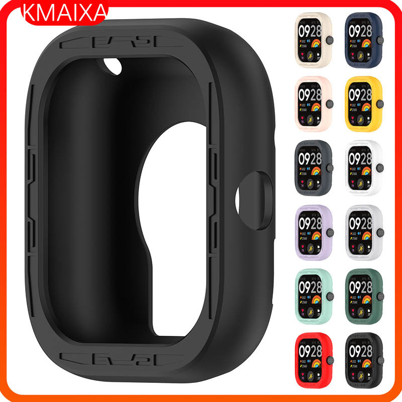 เคสซิลิโคนอ่อนนุ่มสําหรับ Redmi Watch 4 เคสป้องกันหน้าจออุปกรณ์เสริมสําหรับสมาร์ทวอทช์ Redmi Watch 4 กรณี Xiaomi Redmi Watch 4