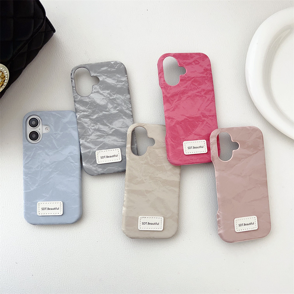 แฟชั่นหินอ่อนผ้าไหมรูปแบบหนังเคสโทรศัพท์สําหรับiphone 14 13 12 11 Pro Max 15 16 Pro MaxสีทึบMatte Coverกันชน